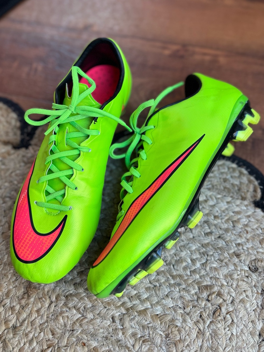2014 NIKE MERCURIAL Vapor 10 Veloce II FG Soccer Cleats US 8.5 like new